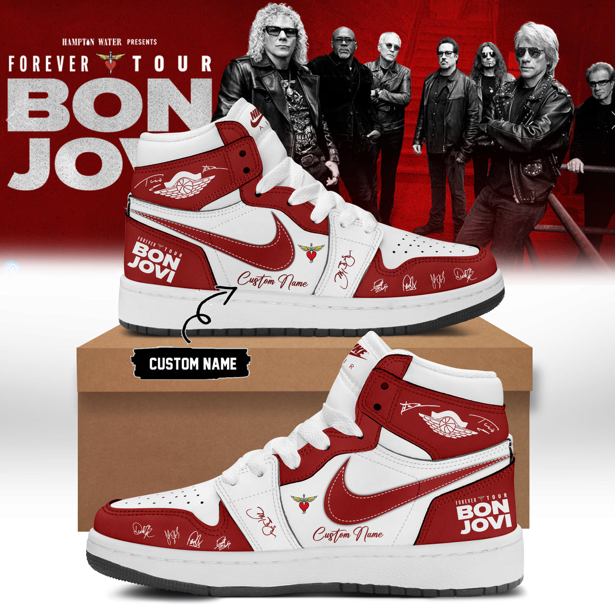 BON JOVI “Forever Tour” Signature Collection Limited Edition – Shoes