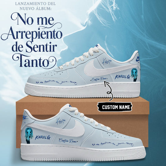 __,.KaRol G Album “NO ME ARREPIENTO DE SENTIR TANTO” .Limited Edition Signature Shoes 1