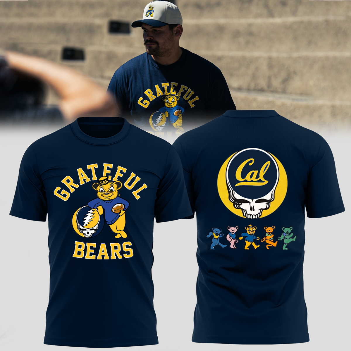 California Golden Bears Grateful Dead TShirt
