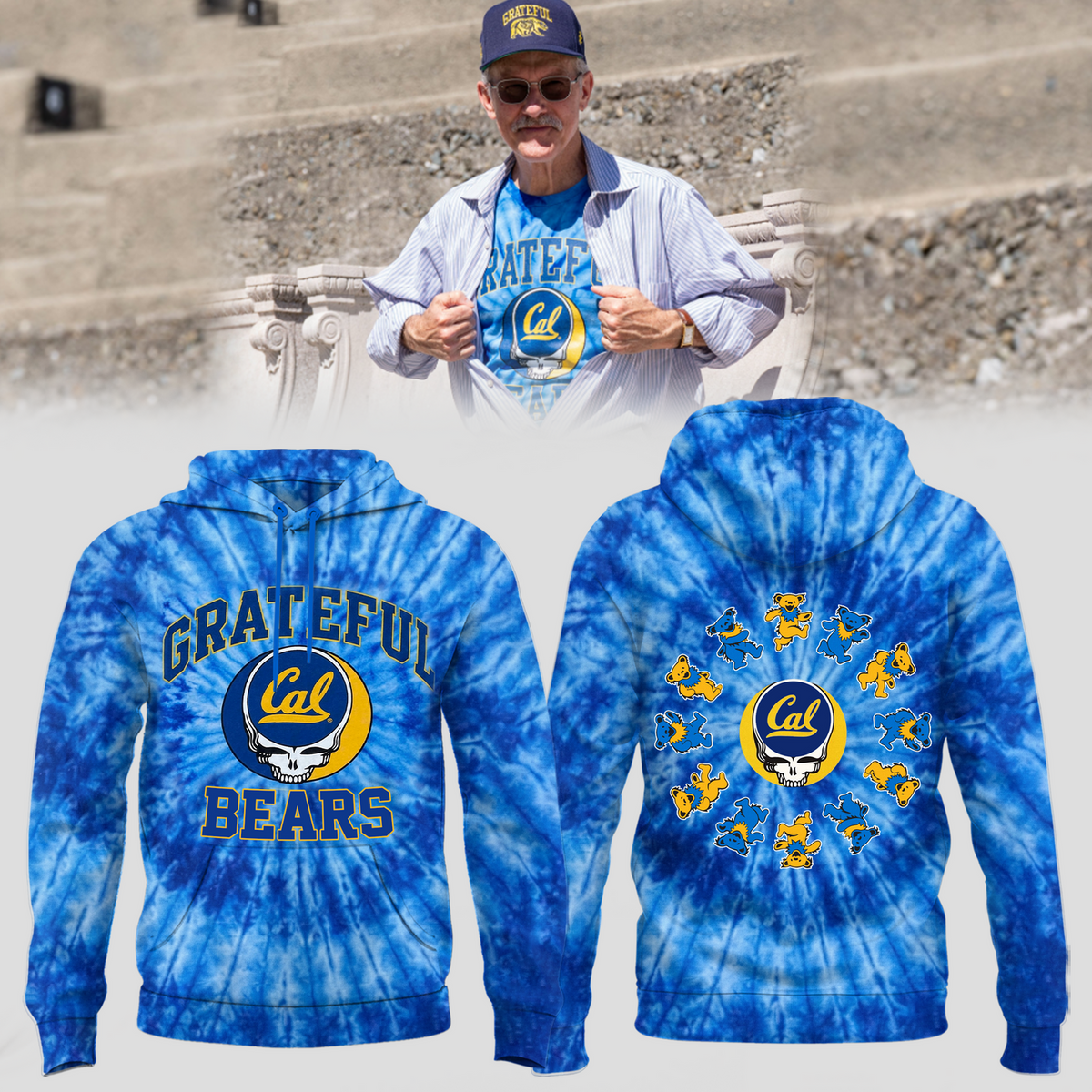 California Golden Bears Grateful Dead Hoodie