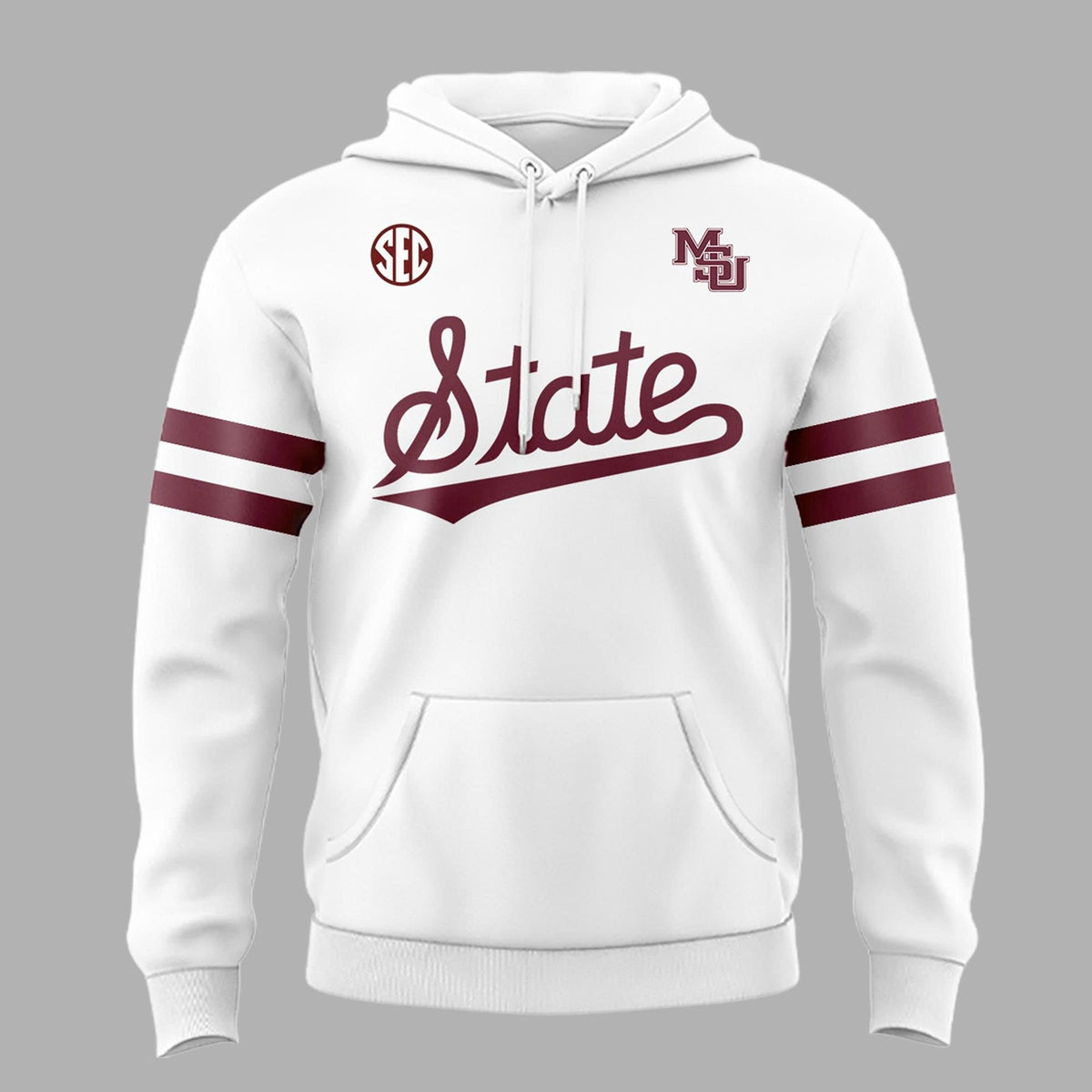 Special Mississippi State Bulldogs Wordmark Logo Uniform Hoodie