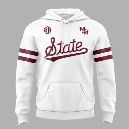 Special Mississippi State Bulldogs Wordmark Logo Uniform Hoodie