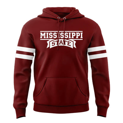 Special 2025 "Mississippi State Football" Uniform Hoodie.