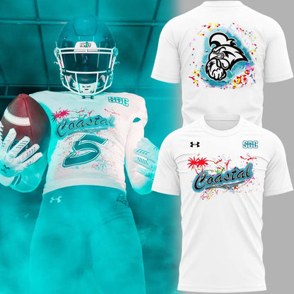 Special New Coastal Football Uniform t-shirt