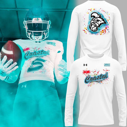 Special New Coastal Football Uniform Long Sleeve Shirt