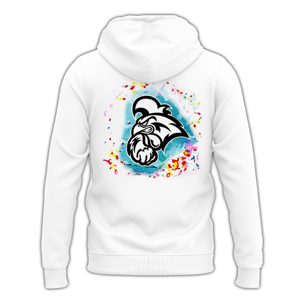 Special New Coastal Football Uniform Zip Hoodie