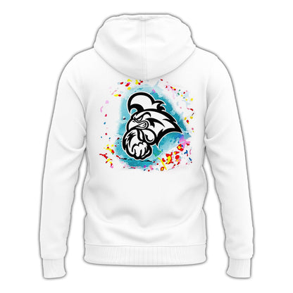 Special New Coastal Football Uniform Zip Hoodie