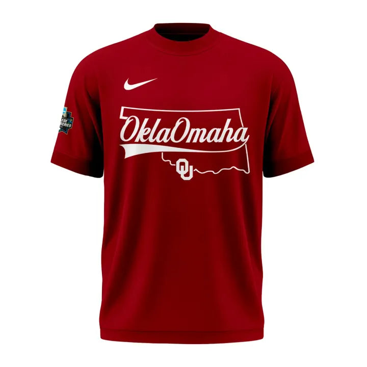 Oklahoma Sooners 2026 NCAA Baseball National Champions Locker Room T-Shirt - Red