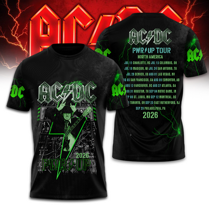 Power Up Tour 2026 T-Shirt