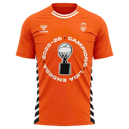 Valencia Basket 2026 Liga Endesa Champions T-Shirt - Orange Basketball Tee