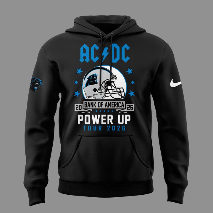 Hoodie AC/DC x Carolina Panthers - Power Up Tour 2026 Hoodie
