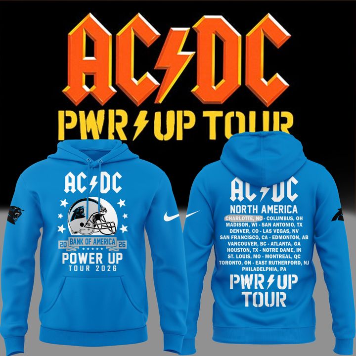 Limited Edition POWER UP Tour 2026 At Bank of America Stadium Hoodie