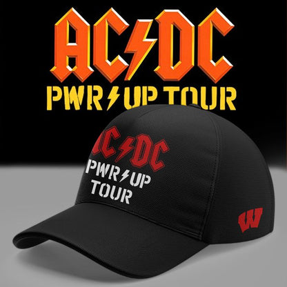 Perfect 2026 Power Up Tour AC/DC x Wisconsin Badgers Football Hoodie