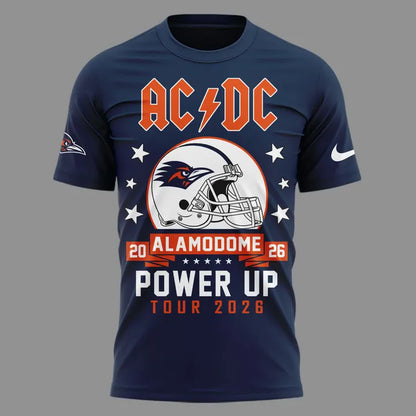 02. AC/DC x UTSA Roadrunners Football - Power Up Tour 2026 T-Shirt