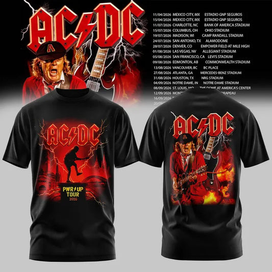 09.1. Perfect Edition AC/DC Power Up Tour 2026 T-Shirt
