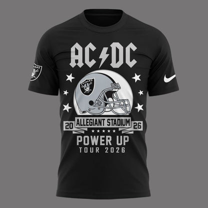 AC/DC x Las Vegas Raiders - Power Up Tour 2026 T-Shirt