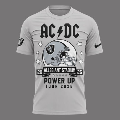 Exclusive AC/DC x Las Vegas Raiders - Power Up Tour 2026 T-Shirt