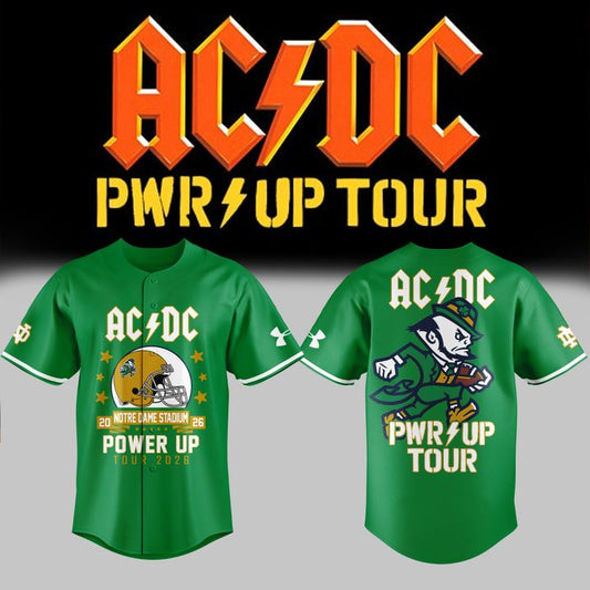 Special Power Up Tour 2026 - AC/DC x Notre Dame Jersey