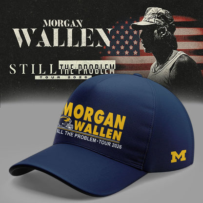 Exclusive Hoodie Morgan Wallen x Michigan Wolverines Football - Still The Problem Tour 2026 Hoodie