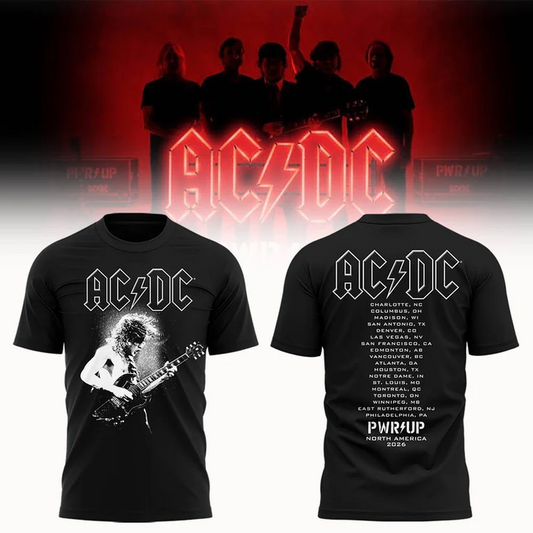 Exclusive North America - Power Up Tour 2026 T-Shirt