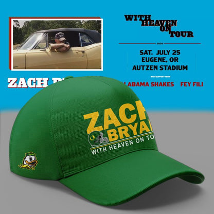 Hoodie Zach Bryan x Oregon Football - With Heaven On Tour 2026 Hoodie