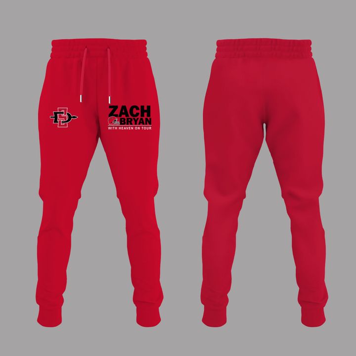 Perfect Hoodie Zach Bryan x San Diego State Football - With Heaven On Tour 2026 Hoodie