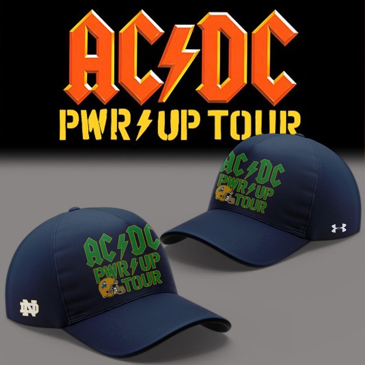 Tshirt AC/DC x Notre Dame Football - Power Up Tour 2026 T-Shirt