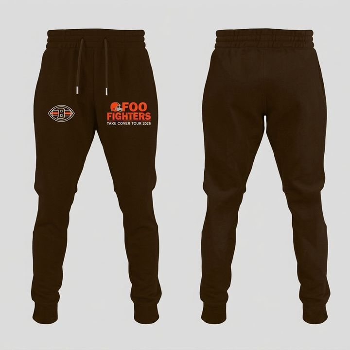02.43. Exclusive Cleveland Browns x Foo Fighters - Take Cover Tour 2026 Football Jersey