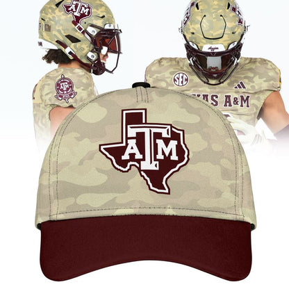 Texas A&M Aggies Honor & Support Camo Cap