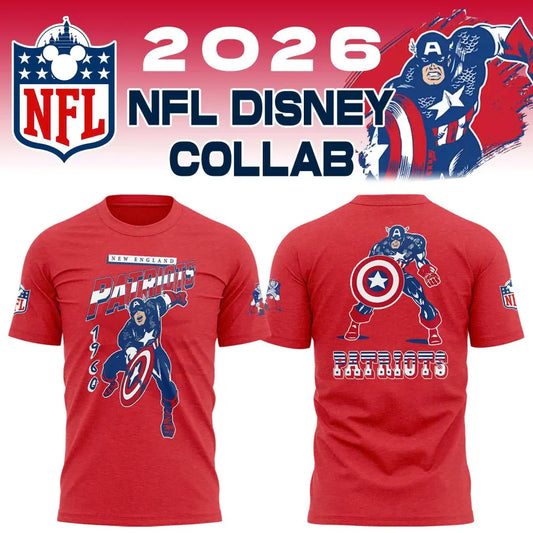 Limited Edition Disney x Patriots Collaboration Graphic Shirt