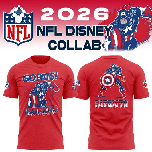 Limited Edition Disney x Patriots Collaboration Graphic Shirt