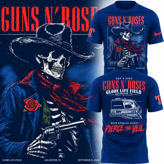 GN’R x Texas Rangers Globe Life Field 2026 Tour T-Shirt