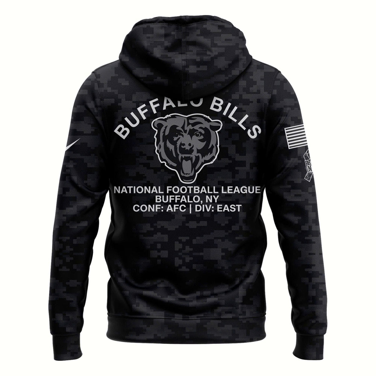 Unisex Chicago Bears 2026 Salute to Service Camo Hoodie