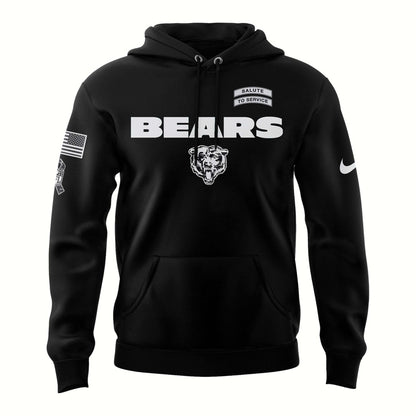 Unisex Chicago Bears 2026 Salute to Service Hoodie