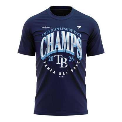Tampa Bay Rays 2026 AL East Division Champions Navy T-Shirt