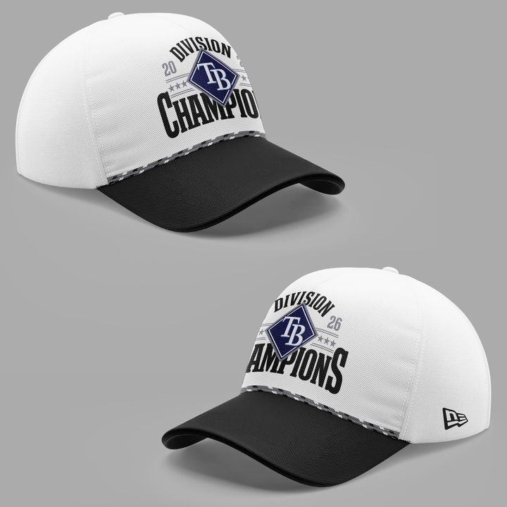 Tampa Bay Rays 2026 AL East Division Champions Navy T-Shirt
