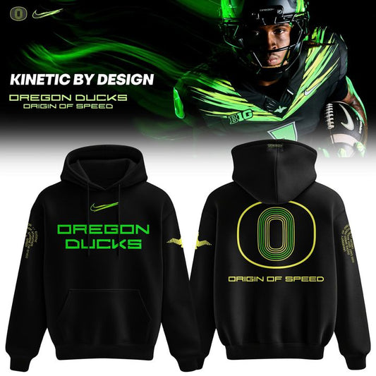 Men's Nike Oregon Ducks Origin of Speed Air Hoodie – Black (Updated Color)