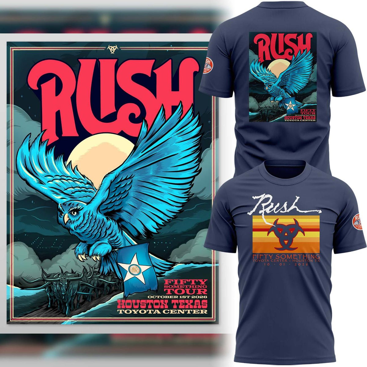 Fifty Something Tour 2026 Houston T-shirt 1