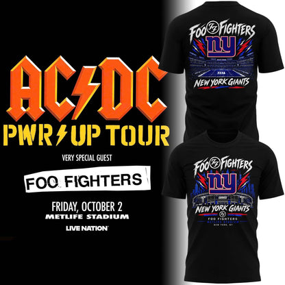 New York Giants x Foo Fighters T-Shirt