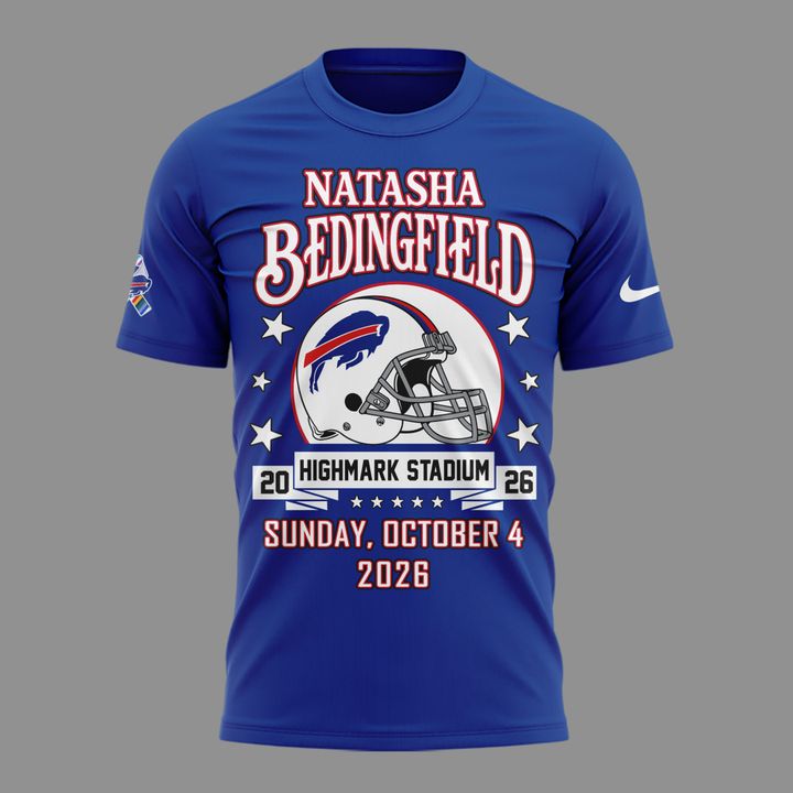 Bills x Natasha Bedingfield - Crucial Catch Intercept Cancer T-Shirt