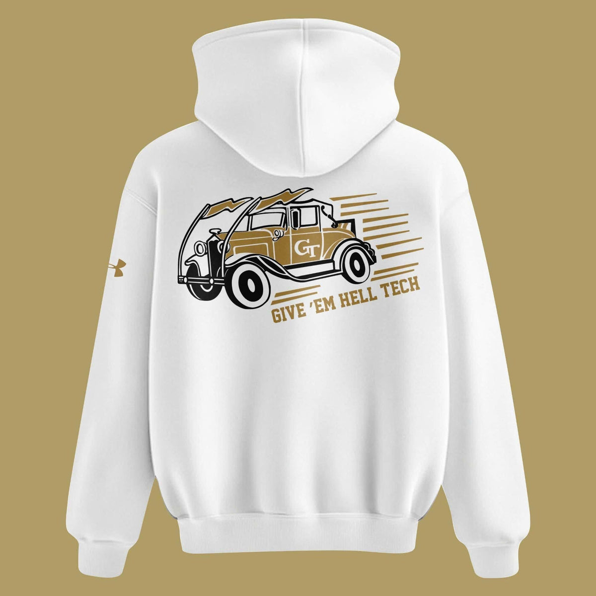 Unisex White Georgia Tech Football 2026 Reck Day hoodie
