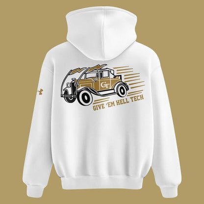 Unisex White Georgia Tech Football 2026 Reck Day hoodie