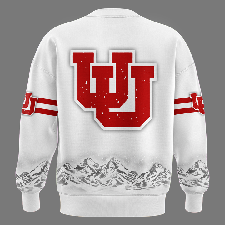 Limited Edition Utah Utes Football White Out Sweatshirt 2026