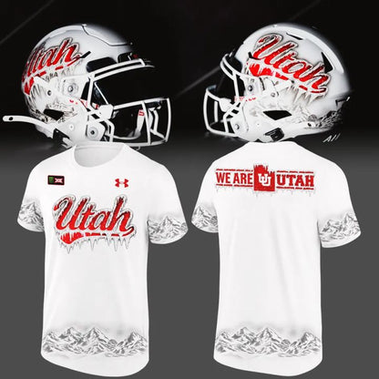 Limited Edition Utah Utes Football White Out T-Shirt 2026