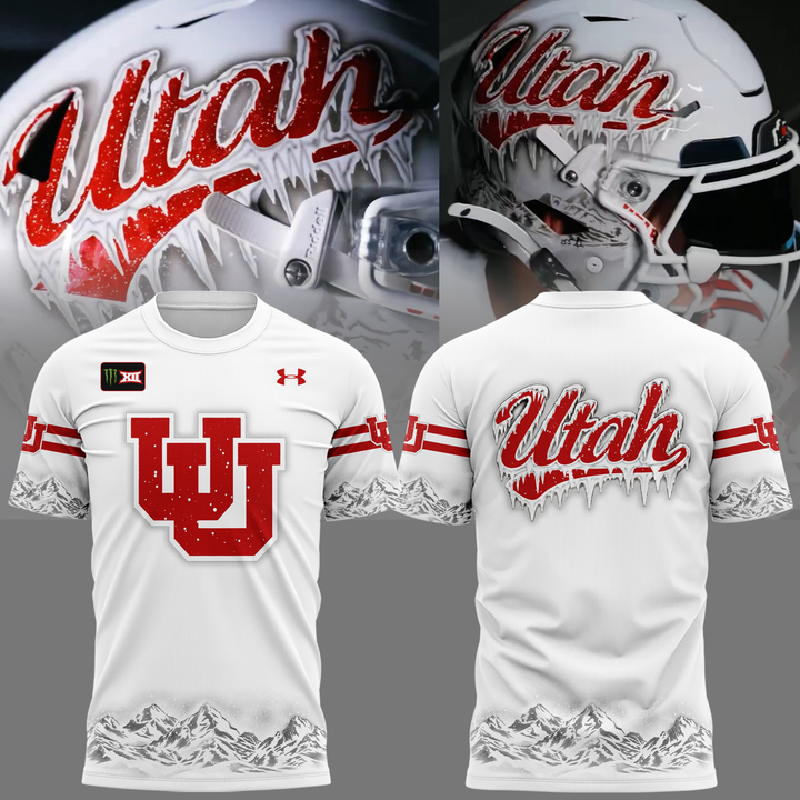 2.Limited Edition Utah Utes Football White Out T-Shirt 2026