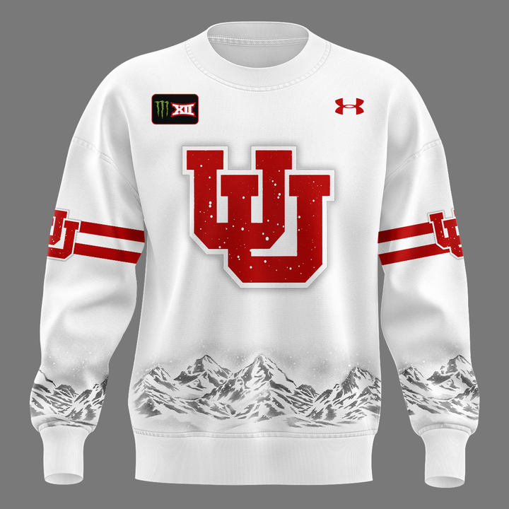 Limited Edition Utah Utes Football White Out Sweatshirt 2026