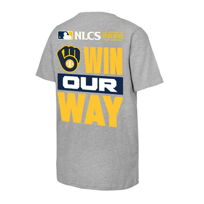 Milwaukee Brewers 2026 Division Series Champions Distressed Locker Room Take October T-Shirt