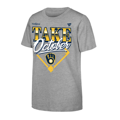 Milwaukee Brewers 2026 Division Series Champions Distressed Locker Room Take October T-Shirt