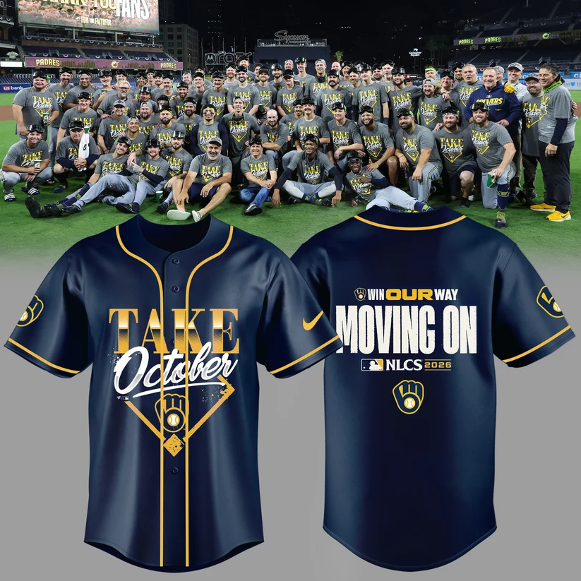 01.24. Jersey Milwaukee Brewers - Take October Baseball Jersey