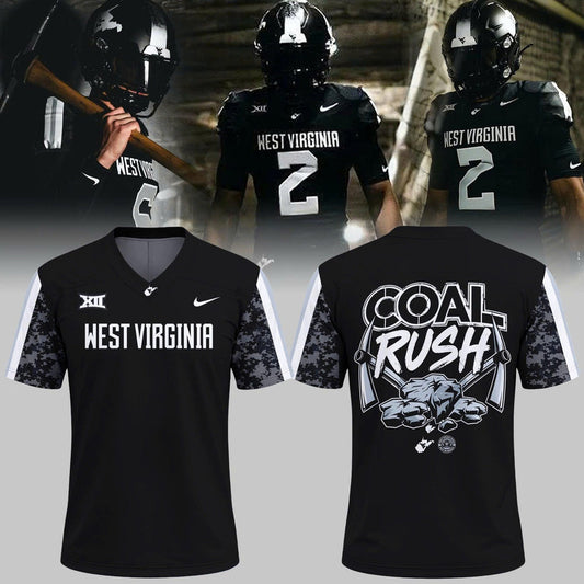 Exclusive Jersey uniform "Coal Rush" West Virginia Football